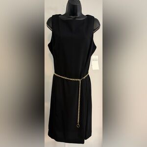 ➕Dani Max Sleeveless Sheath Dress. Color: Black. Size: 14